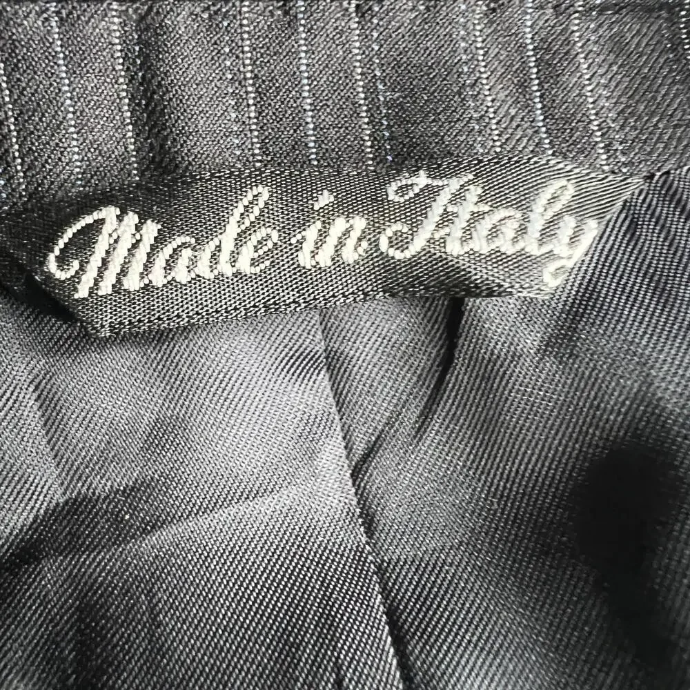 Ermenegildo Zegna Trofeo‎ Sport Coat Blazer 40R Italy Pinstripe 100% Wool Jacket